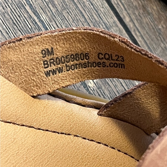 NWOT Born Brown Leather Sandals Womens size 9 - Picture 4 of 8